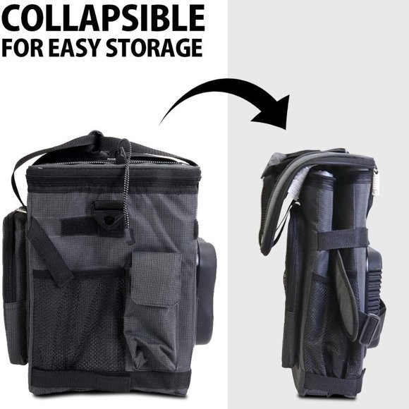 Working Koolatron D13 Soft Nylon Electric Cooler Hot Cold Dark Grey 12V Car Plug - Picture 9 of 9